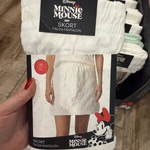 Disney Minnie Mouse Ivory Skort